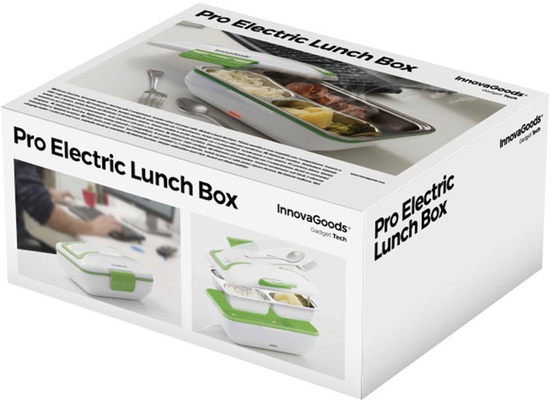 Fiambrera Electrica 50w Blanco / Verde